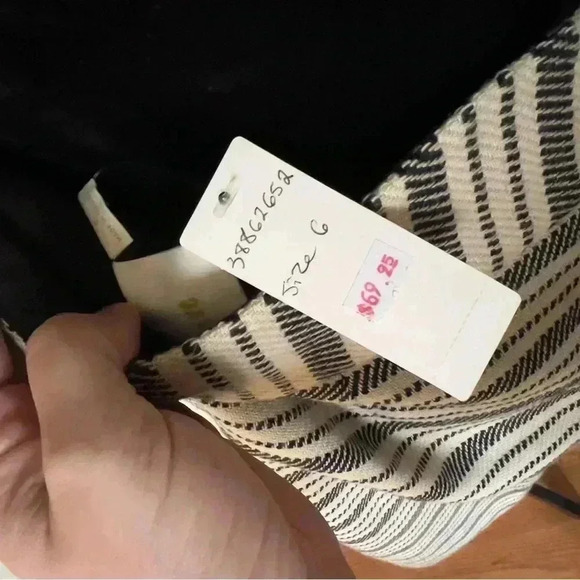 Maeve Anthropologie Marin Wool Blend Striped Skirt - Size 6 - NWT - Picture 6 of 10